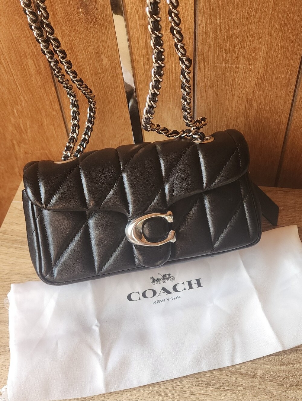 NWOT Coach Tabby 20 Pillow Quilting